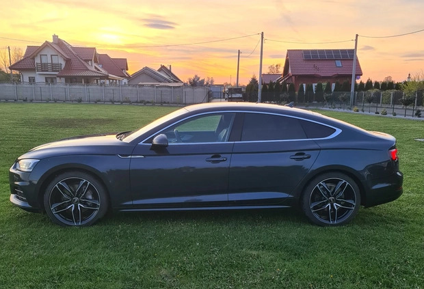 Audi A5 cena 118900 przebieg: 200800, rok produkcji 2019 z Wiązów małe 191